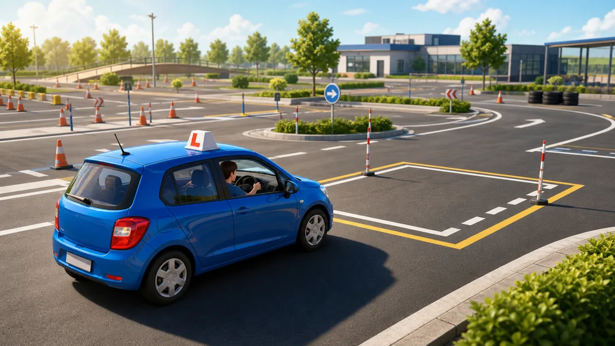 Car Driving School Game: Reading a Training Course