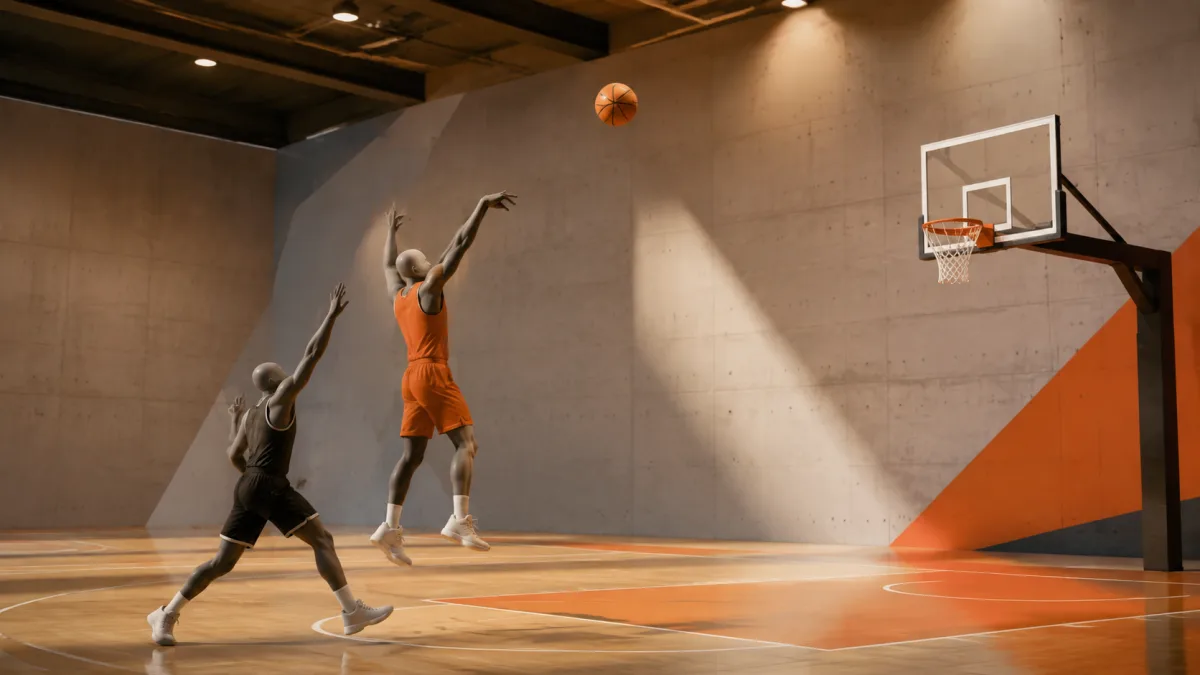 Drunk Basket: Balance, Motion, and the Crooked Arc