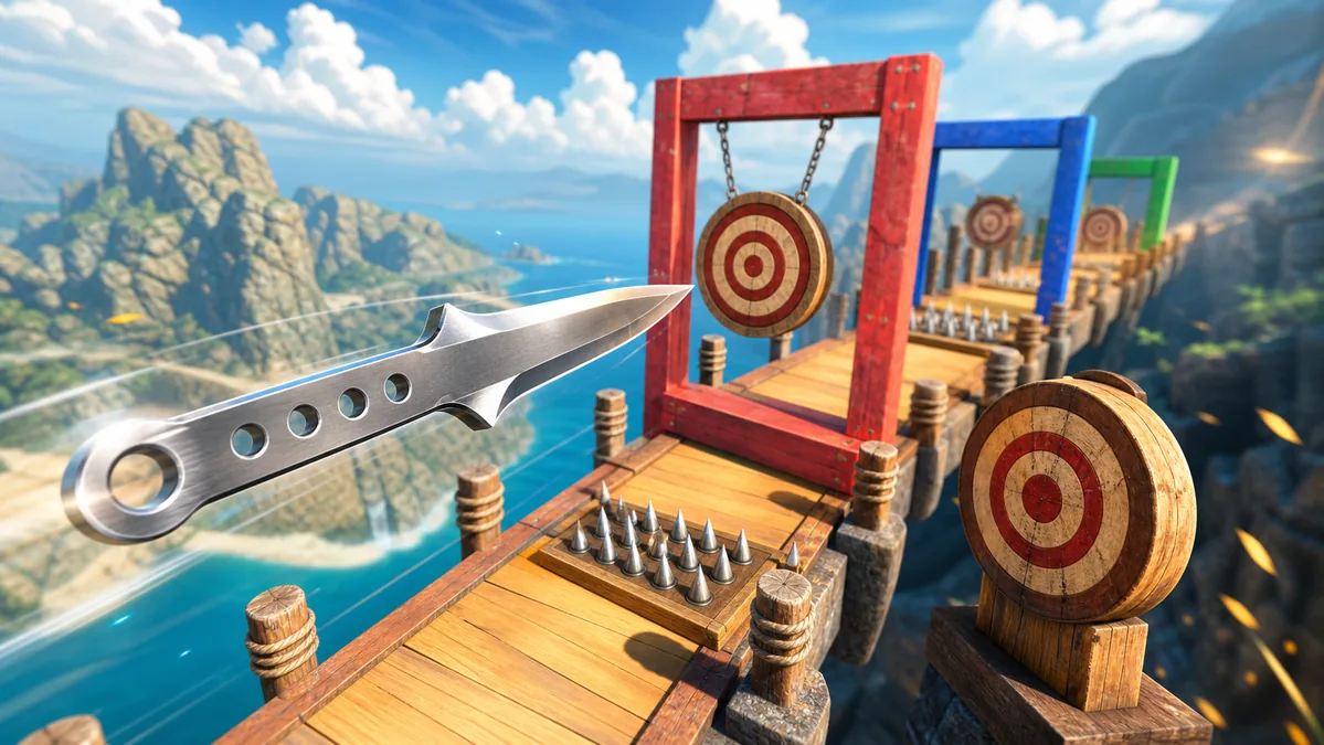 Knife Run Game: Direction, Balance, and a Moving Blade