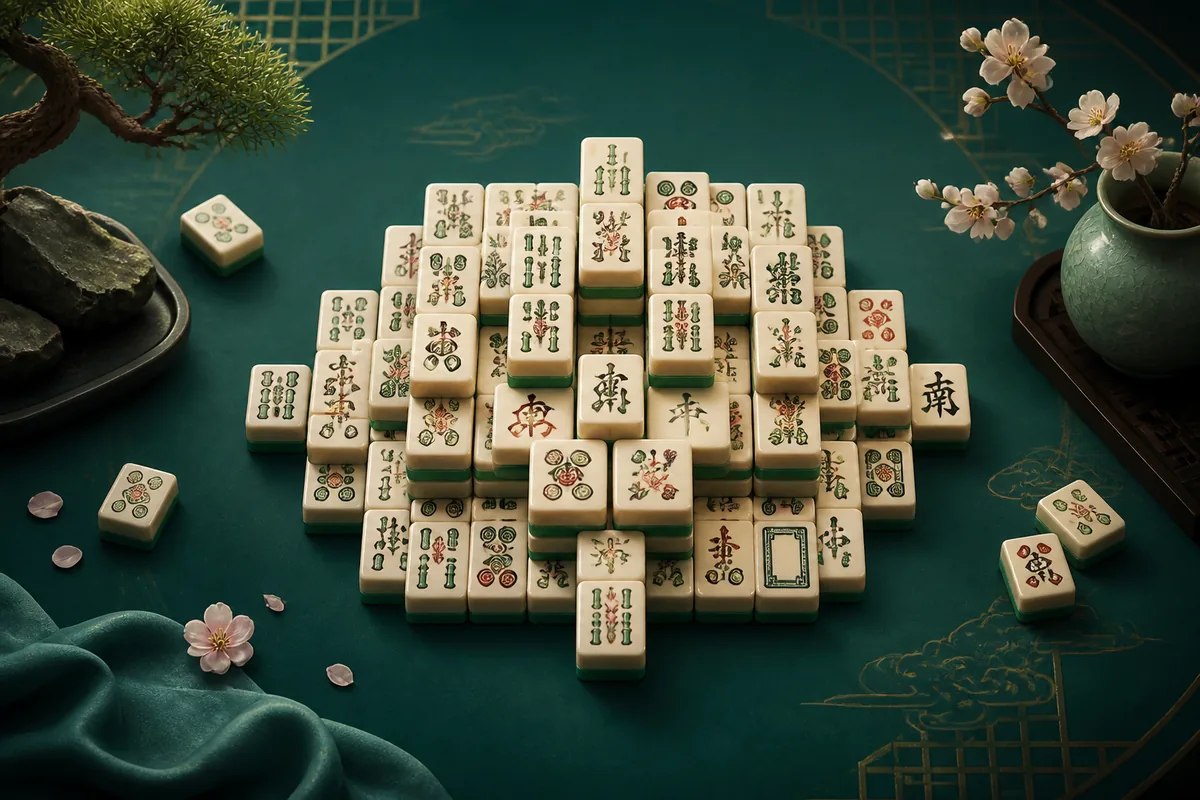 Mahjong Solitaire Crush Game: Reading a Layered Board