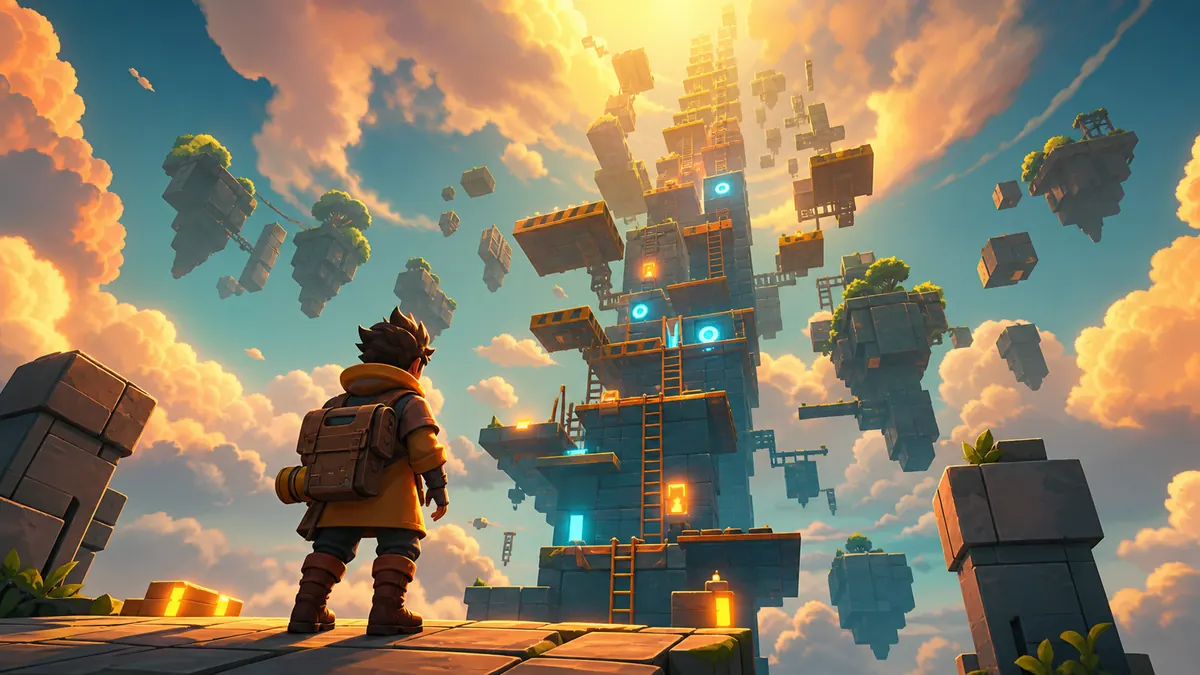 Obby Climb and Jump Tower: Reading a Vertical Route