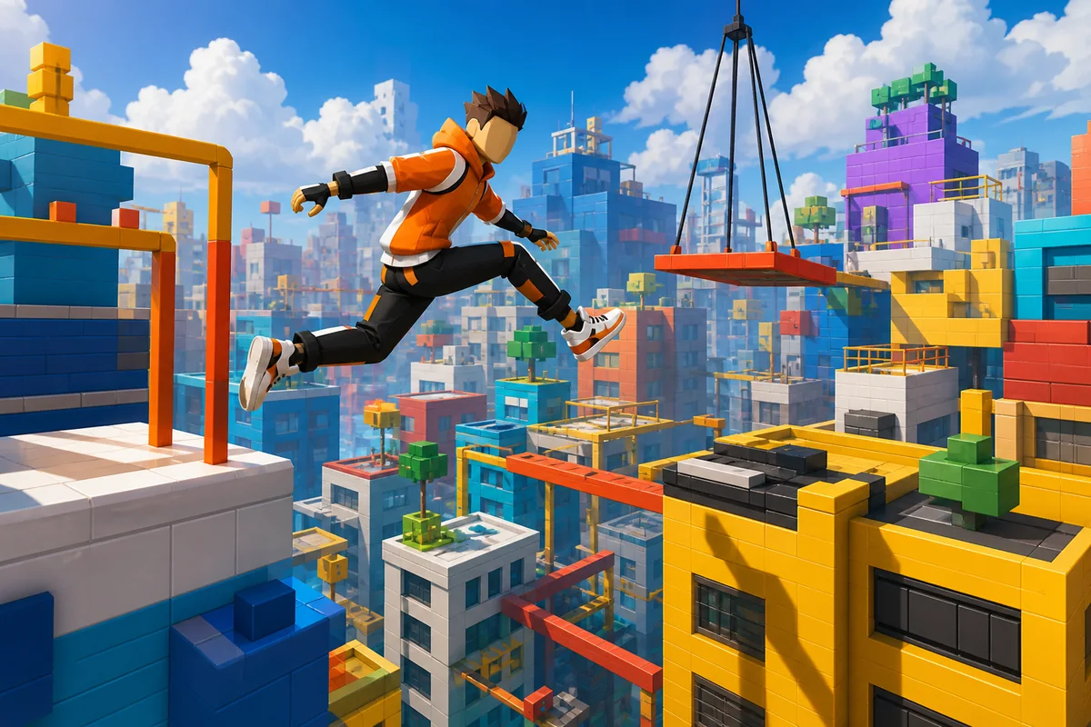 Roblox Parkour Adventure: Reading a Vertical City