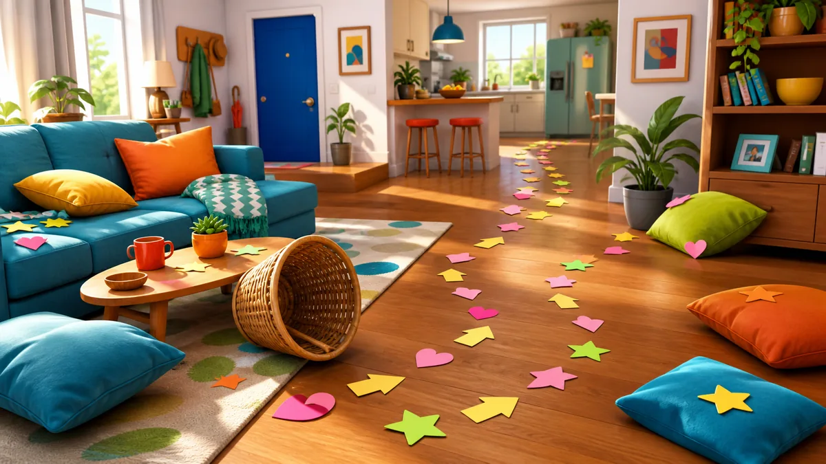 Tricky Prank: How Visual Clues Turn Disorder Into a Puzzle