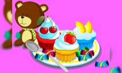 Cooking Colorful Cupcakes image