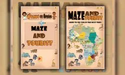 Maze And Tourist image