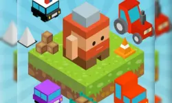 Blocky Fun Roads image