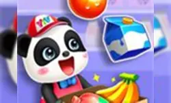 Cute Panda Supermarket - Fun Shopping image