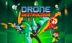 Ben 10 Drone Destruction image