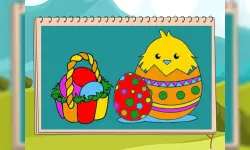 Coloring Book Easter image