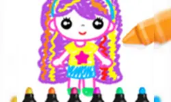 Drawing Games For Girls - Color And Glitter image