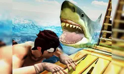 Raft Shark Hunting image