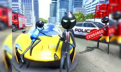 Amazing Crime Strange Stickman Rope Vice Vegas image