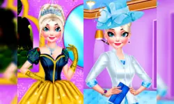 MAKEOVER ROYAL QUEEN VS MODERN QUEEN DRESSUP image