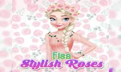 Elsa Frozen Stylish Roses image