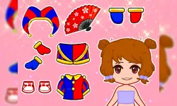 Lovely Doll Dress Up Game image