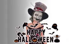 Halloween Girl Dressup image