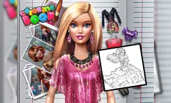 Coloring Book for Barbie image