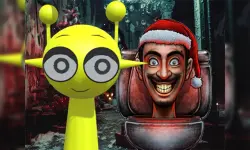 Sprunki in Backrooms Christmas Skibidi Terrors image