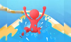 Waterpark Slide Race image