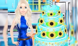 How To Make A Ice Themed Cake image
