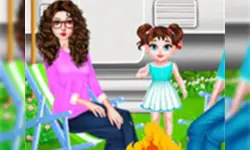 Baby Taylor Family Camping Game image