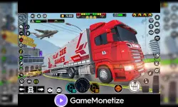 Crazy car transport truck image