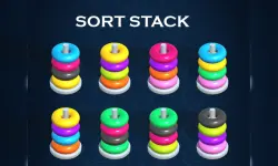 Sort Stack color Hoop Game image
