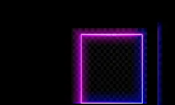 Neon square Rush image