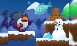 Penguin Fishing image