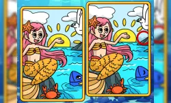 Mermaids: Spot The Differences image