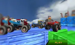 Monster Truck Stunts Sky Driving image
