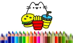 BTS Cute Cats Coloring image