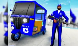 Police Auto Rickshaw Drive image