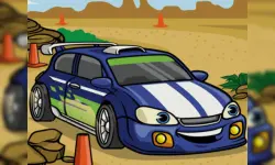 Racing Cartoons Jigsaw image