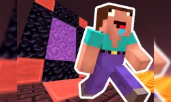 Noob Steve Nether image
