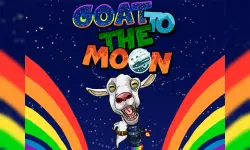 Goat to the moon image