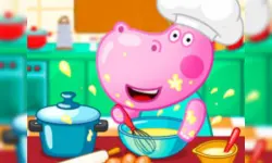 Hippo Cooking School: Game for Girls image