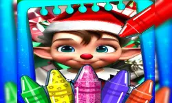 Christmas Elves Coloring Game image