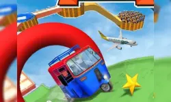 Tuk Tuk Speed Up Mega Ramp Stunt image