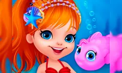Cute Mermaid Dress Up image