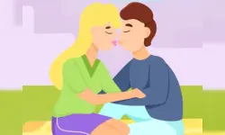Romantic Secret Kiss image