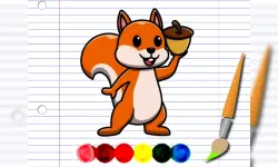 Squirrel Coloring Adventure image