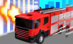 Fire Truck Rescue Driving image
