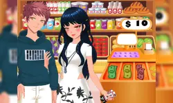 Supermarket Grocery Store Girl image