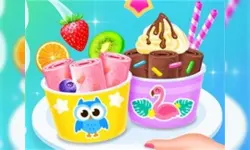 Baby Taylor Ice Cream Roll Fun Game image