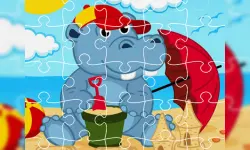 Hippo Jigsaw image