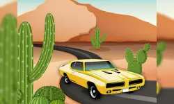 image bg Desert Car Race