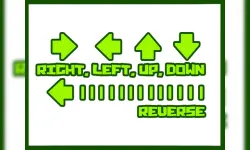 Right, left, up, down, reverse image