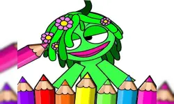 Sprunki Coloring Music Anime image