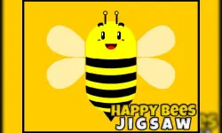 Happy Bees Jigsaw image